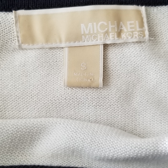 MICHAEL MICHAEL KORS Preppy Boatneck Sweater -M - Picture 2 of 12